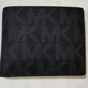 Black Textured Wallet